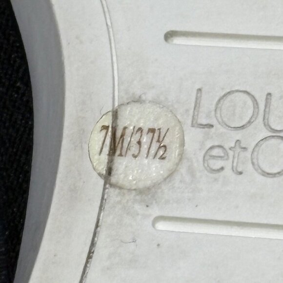 Louise et Cie Celete Black Off White Trim Point Toe Slip on Flats US 7 (E37.5) - Picture 7 of 10